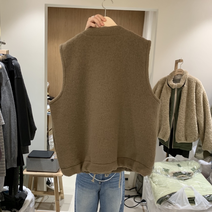 HOWFF東大門㊣實拍女裝新品25秋冬真品休閑馬甲不含內搭羊毛HOWFF馬甲