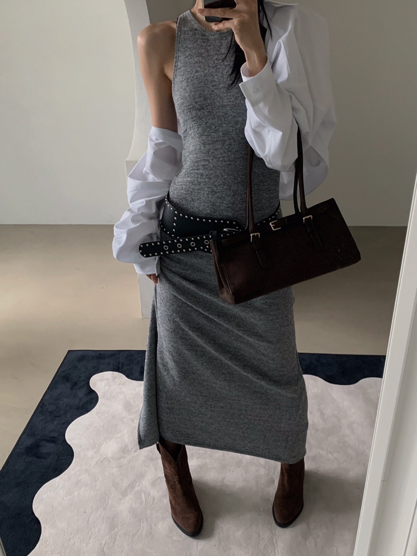 VERANDA東大門㊣代購女士新款真品25秋冬職業時尚熱賣連衣裙VERANDA連衣裙