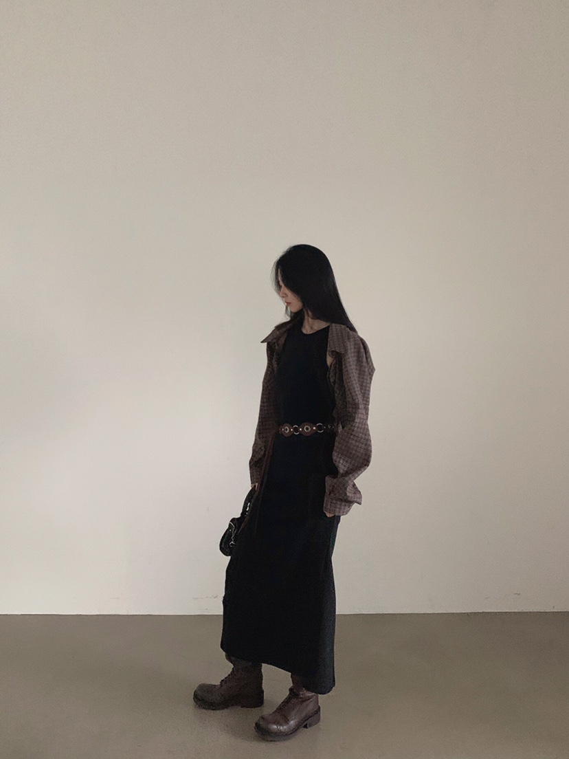 VERANDA東大門㊣代購女士新款真品25秋冬職業時尚熱賣連衣裙VERANDA連衣裙
