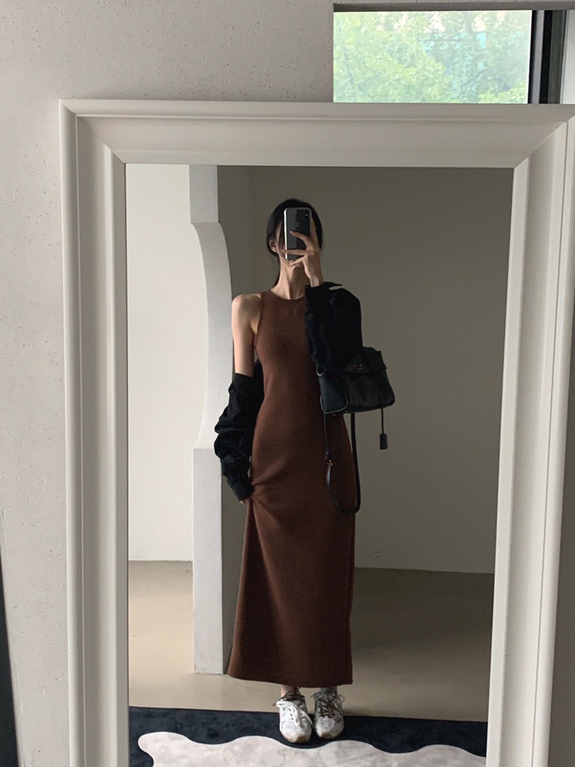 VERANDA東大門㊣代購女士新款真品25秋冬職業時尚熱賣連衣裙VERANDA連衣裙