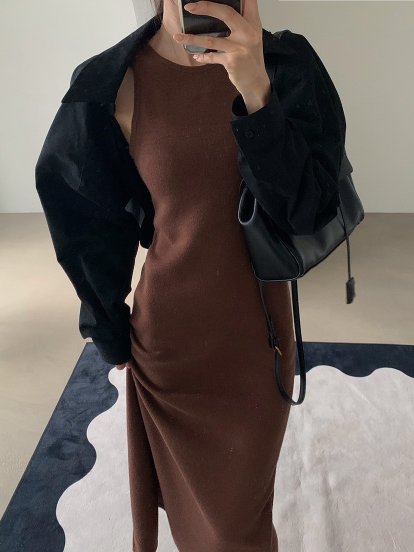 VERANDA東大門㊣代購女士新款真品25秋冬職業時尚熱賣連衣裙VERANDA連衣裙