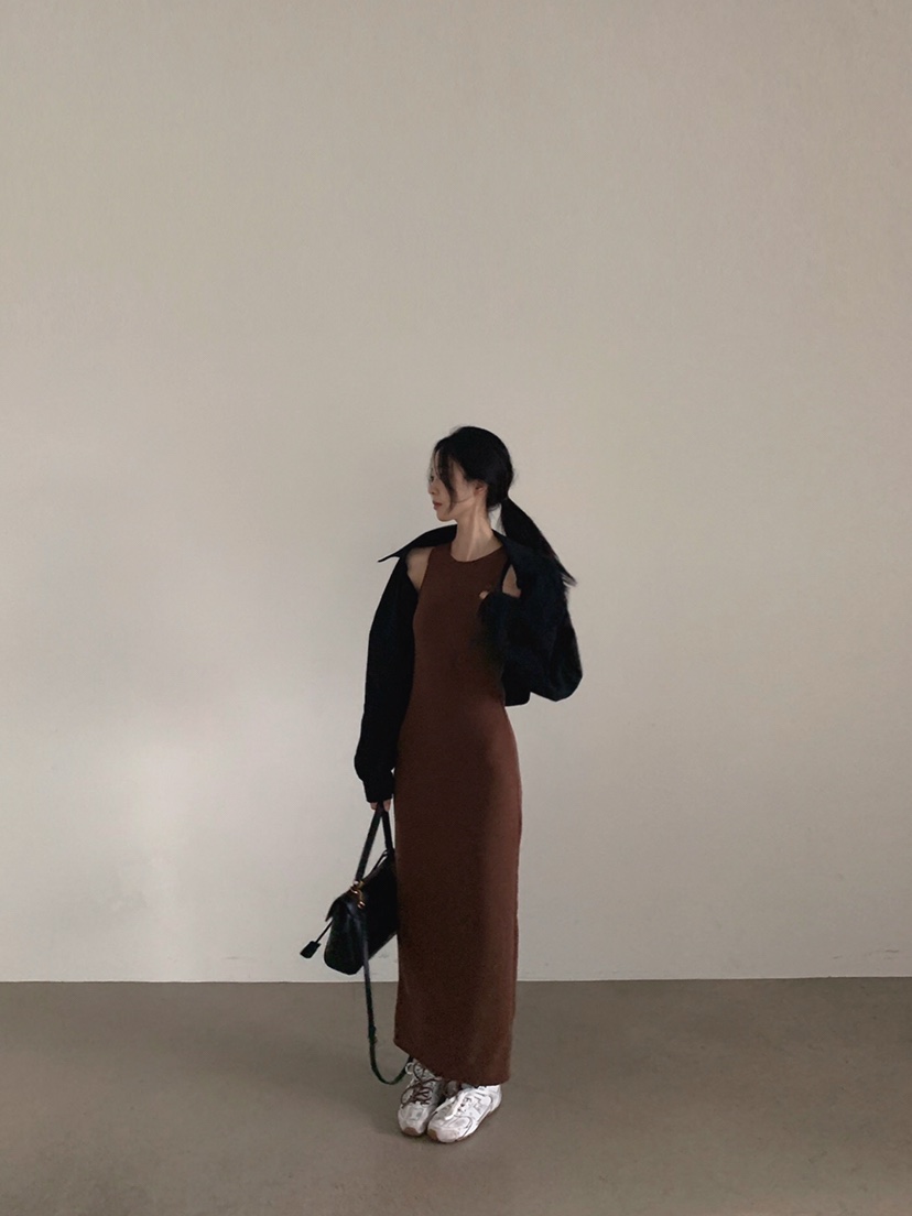 VERANDA東大門㊣代購女士新款真品25秋冬職業時尚熱賣連衣裙VERANDA連衣裙