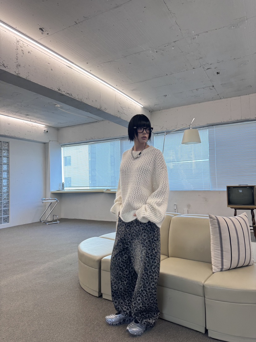 SEEOT東大門㊣代購女士新品時尚熱賣推薦真品休閑針織衫羊駝GGD針織衫
