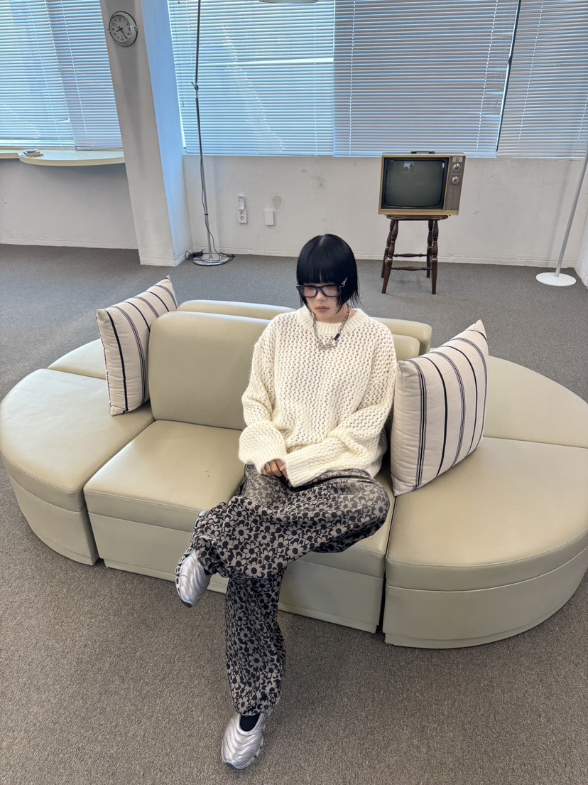 SEEOT東大門㊣代購女士新品時尚熱賣推薦真品休閑針織衫羊駝GGD針織衫