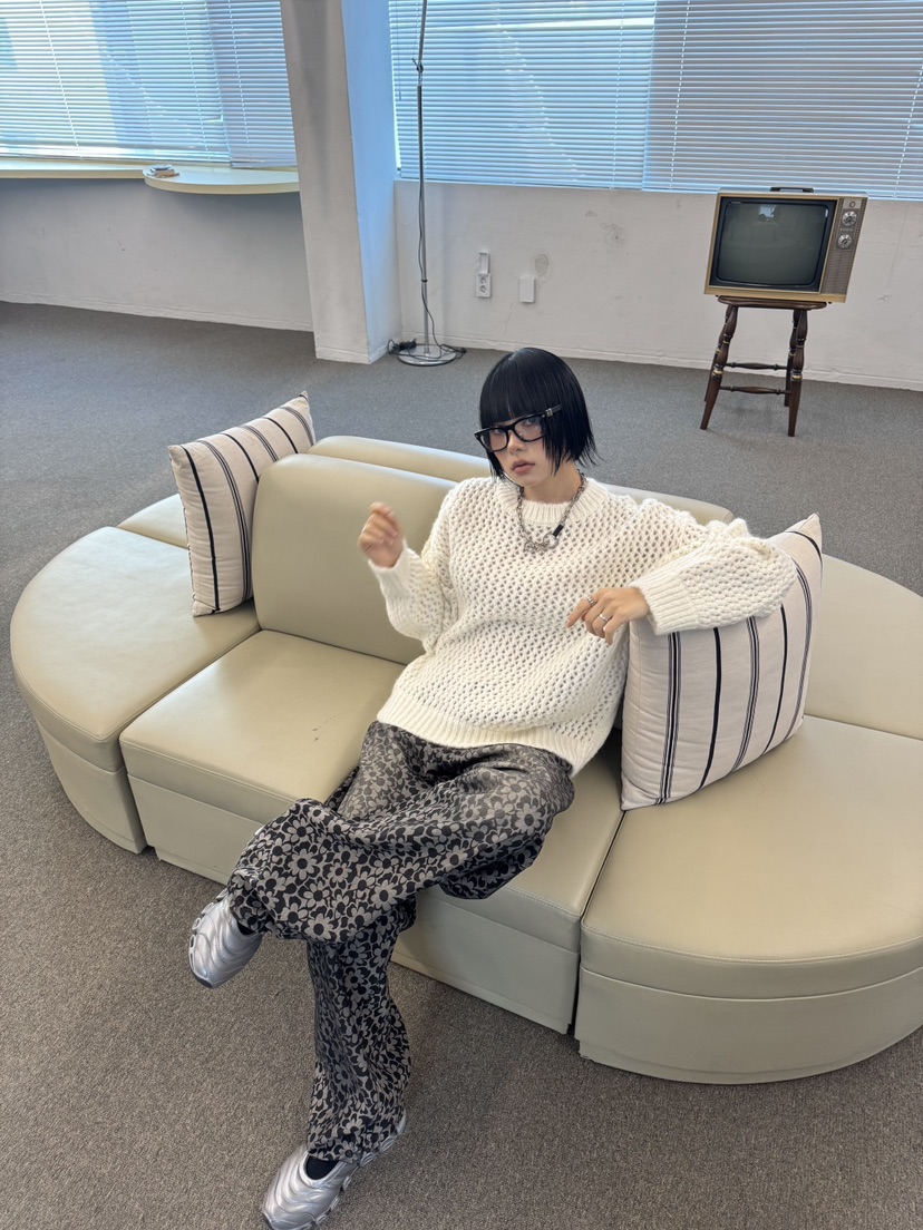 SEEOT東大門㊣代購女士新品時尚熱賣推薦真品休閑針織衫羊駝GGD針織衫
