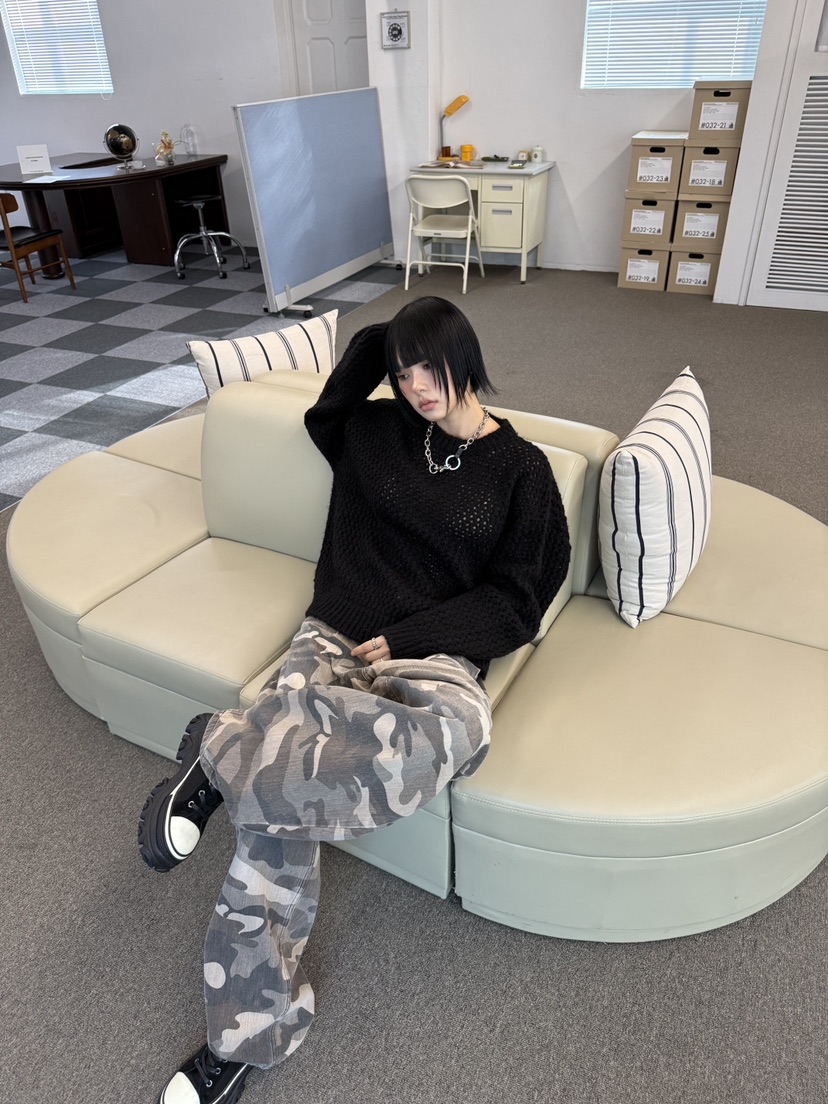 SEEOT東大門㊣代購女士新品時尚熱賣推薦真品休閑針織衫羊駝GGD針織衫