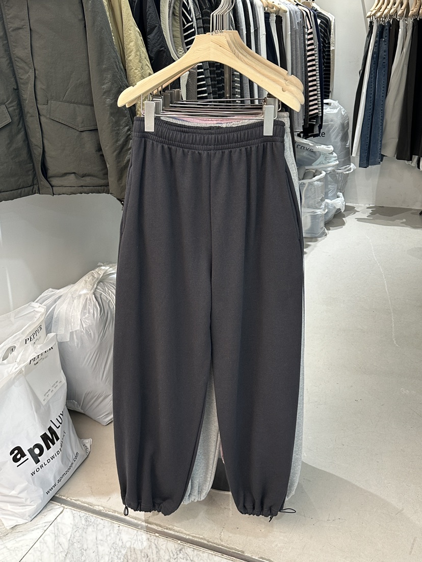 PEPPER-L韓國代購㊣女裝新品推薦真品25秋冬休閑休閑褲加絨PEPPER休閑褲圖色8