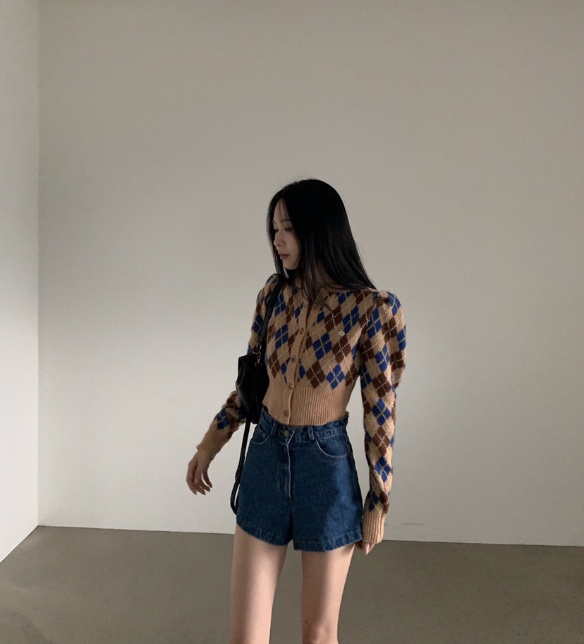 VERANDA韓國直郵㊣女裝新品25秋冬人氣職業真品時尚休閑針織衫VERANDA針織衫