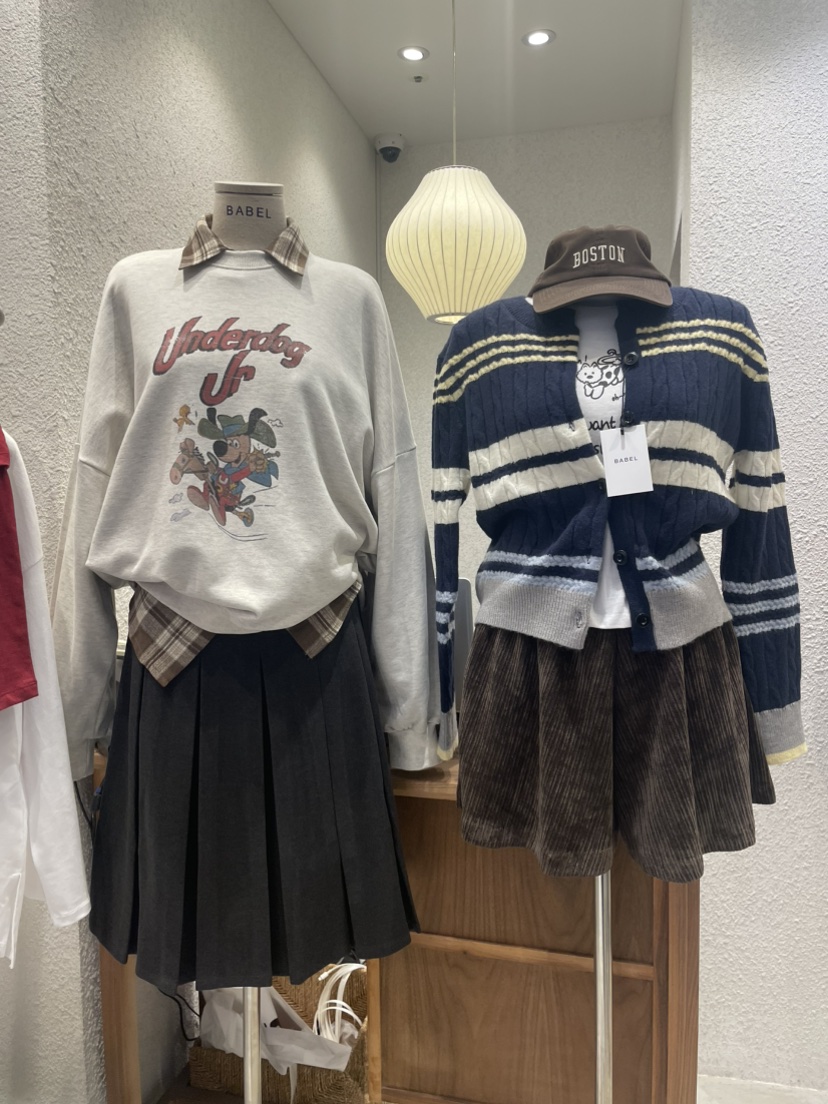 BABEL韓國代購㊣女裝新品人氣推薦時尚熱賣真品半身裙中短裙BABEL半身裙/中短裙