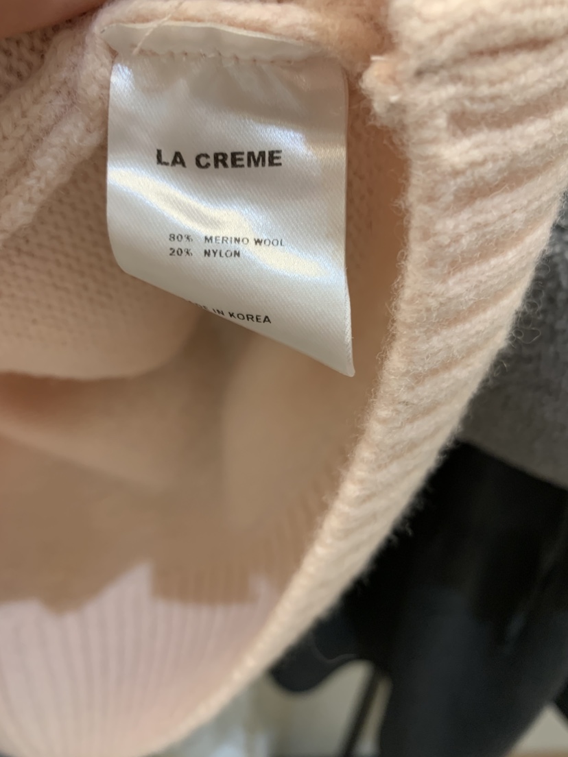 LA CREME東大門㊣直郵女士新品人氣熱賣推薦休閑真品針織衫LA CREME針織衫