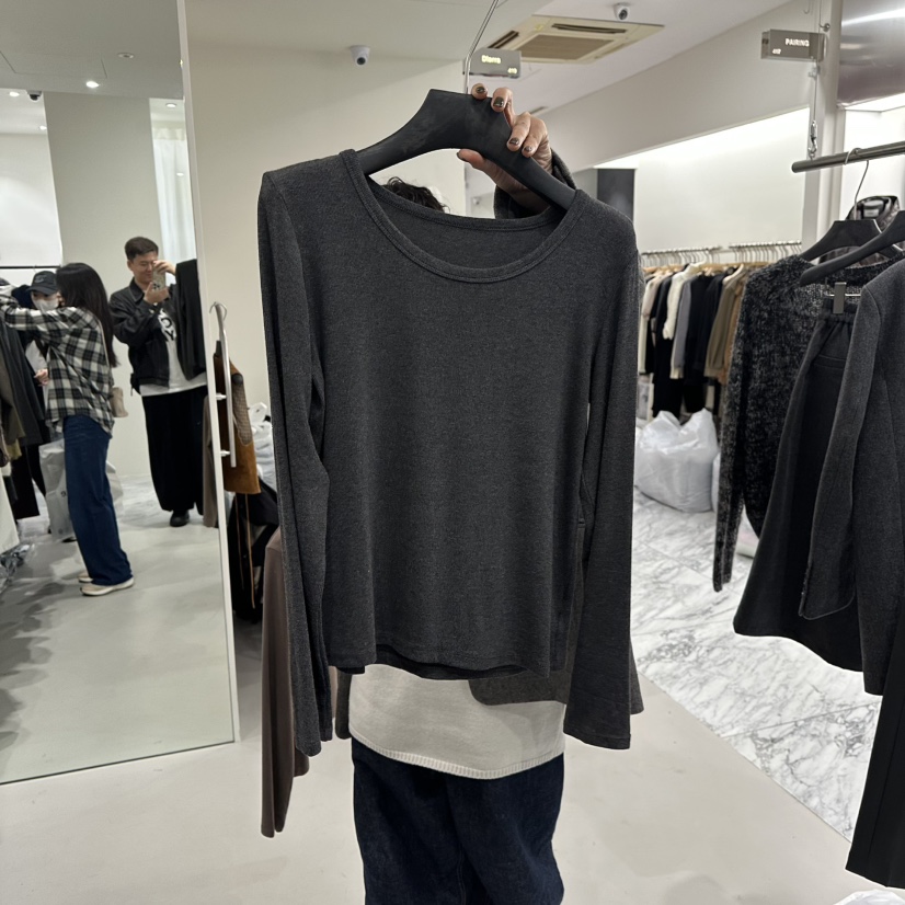 DIARRA韓國直郵㊣女裝新品職業時尚推薦熱賣25秋冬人氣長袖T恤DIARRA長袖T恤圖色3