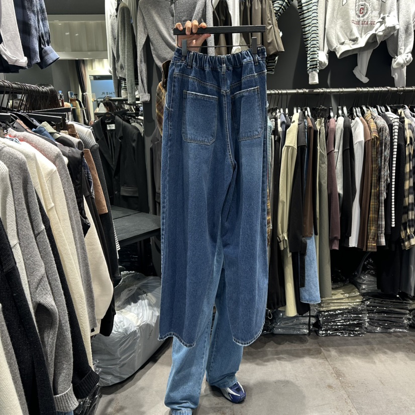 LONE STAR韓國代購㊣女裝新品25秋冬時尚真品休閑推薦牛仔褲LONE STAR牛仔褲