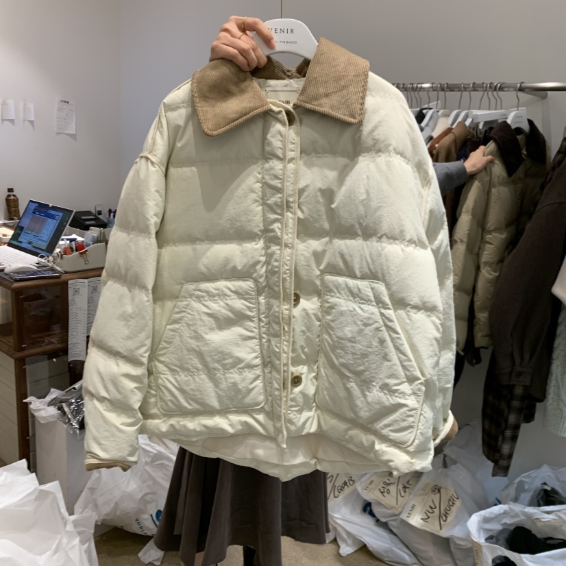VENIR-a韓國直郵㊣女士新品推薦職業真品人氣時尚短款羽絨服VENIR-a短款羽絨服