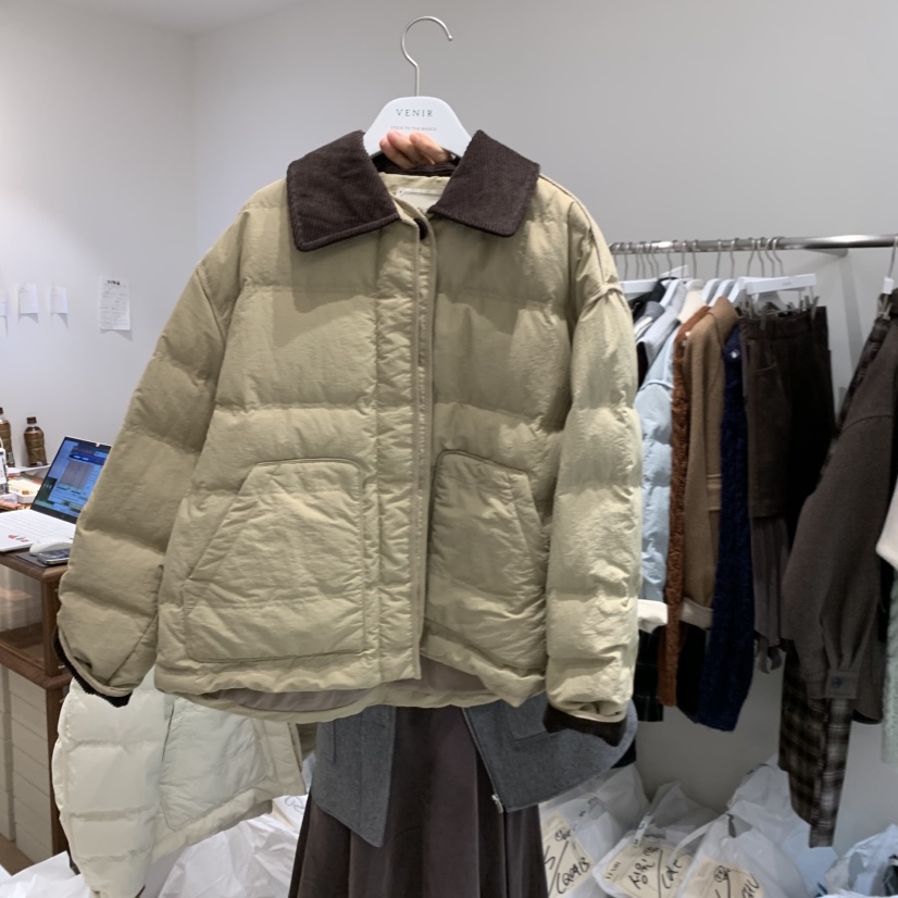 VENIR-a韓國直郵㊣女士新品推薦職業真品人氣時尚短款羽絨服VENIR-a短款羽絨服圖色2