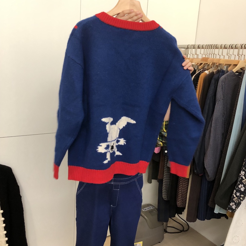 DOHWAJI韓國直郵㊣女裝新品熱賣25秋冬休閑職業真品針織衫開衫DOHWAJI針織衫