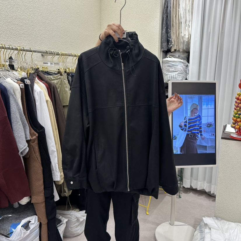 DRAWING東大門㊣代購女士新款真品推薦人氣25秋冬時尚職業夾克DRAWING夾克圖色2