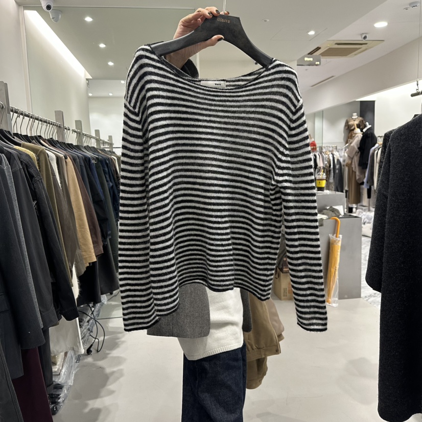 DIARRA韓國代購㊣女士新品職業25秋冬推薦時尚針織衫單排扣DIARRA針織衫圖色2