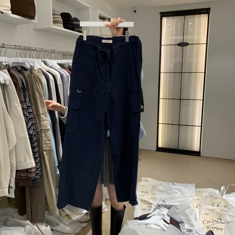 VENIR-a東大門㊣代購女裝新品25秋冬真品人氣職業熱賣休閑褲VENIR-a休閑褲圖色2