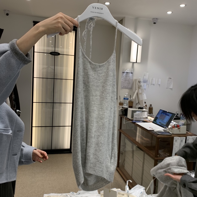 VENIR-a東大門㊣實拍女裝新款人氣25秋冬推薦時尚吊帶背心VENIR-a吊帶/背心圖色4