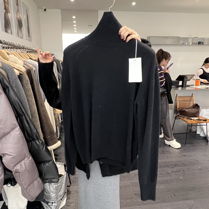 OBJECT韓國直郵㊣女士新款真品熱賣25秋冬職業毛衣羊絨高領OBJECT毛衣圖色3