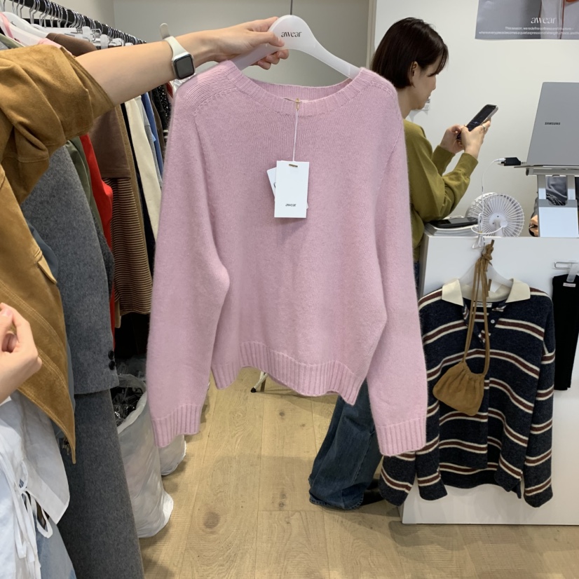 RUMIRU/AWEAR東大門㊣直郵女裝新款時尚休閑熱賣針織衫浣熊awear/RUMIRU針織衫圖色2