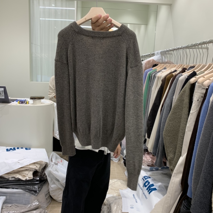 AMY GRACE韓國代購㊣女裝新品休閑時尚真品針織衫開衫紐扣AMY GRACE針織衫