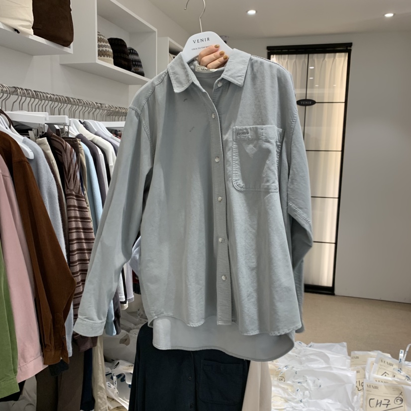 VENIR-a東大門㊣直郵女士新品熱賣職業真品休閑襯衫蕾絲衫VENIR-a襯衫/蕾絲衫圖色7