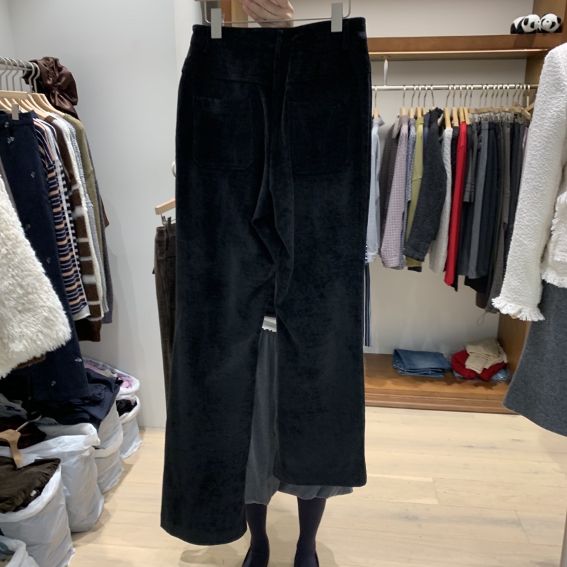 THE CAMEL東大門㊣實拍女裝新品熱賣休閑褲天鵝絨the came_l 家休閑褲