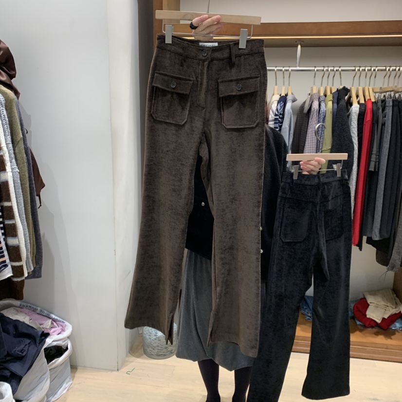THE CAMEL東大門㊣實拍女裝新品熱賣休閑褲天鵝絨the came_l 家休閑褲圖色2
