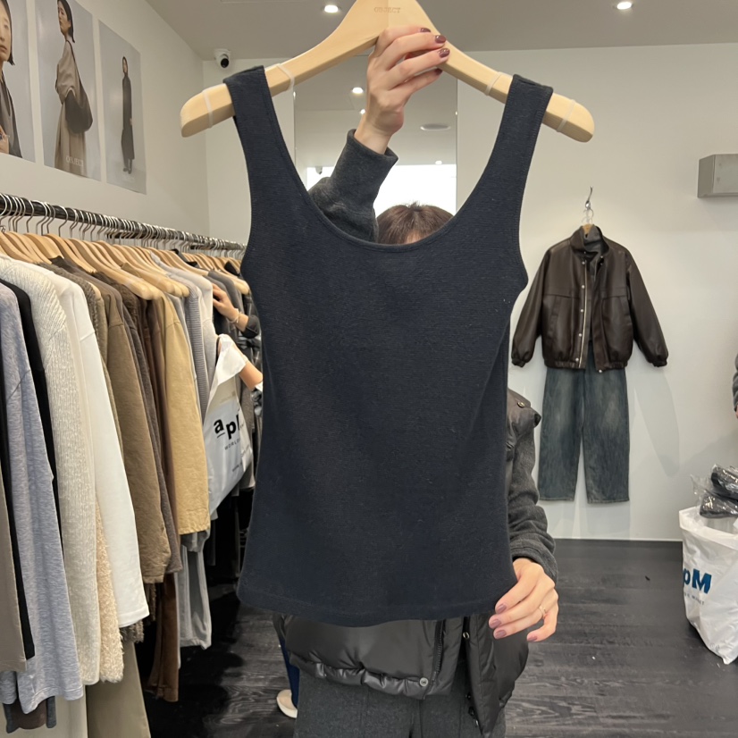 OBJECT東大門㊣代購女士新款熱賣時尚職業吊帶背心不含內搭OBJECT吊帶/背心