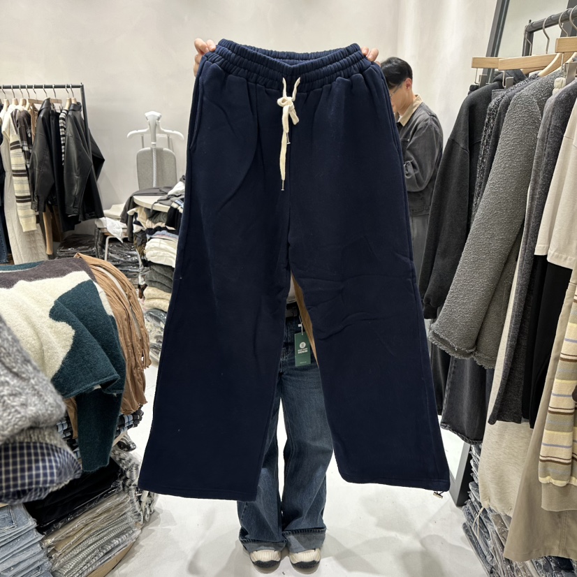AURA韓國直郵㊣女裝新品職業人氣25秋冬推薦休閑休閑褲條紋Au ra休閑褲圖色2