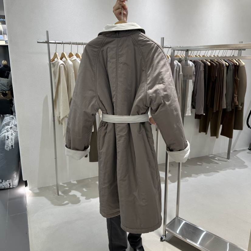 OVU韓國直郵㊣女裝新品25秋冬推薦時尚長款羽絨服兩面穿填充OVU長款羽絨服