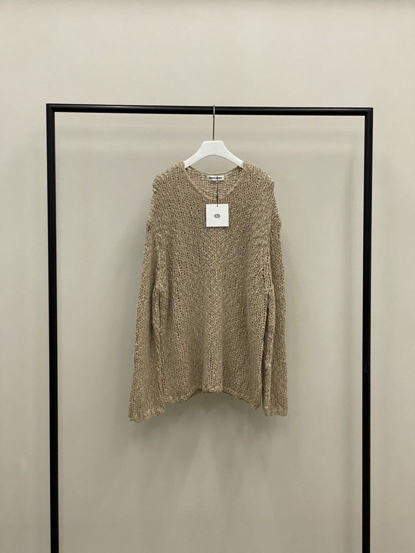 MUCH MORE韓國代購㊣女裝新品人氣推薦25秋冬時尚職業針織衫MUCH MORE針織衫圖色4