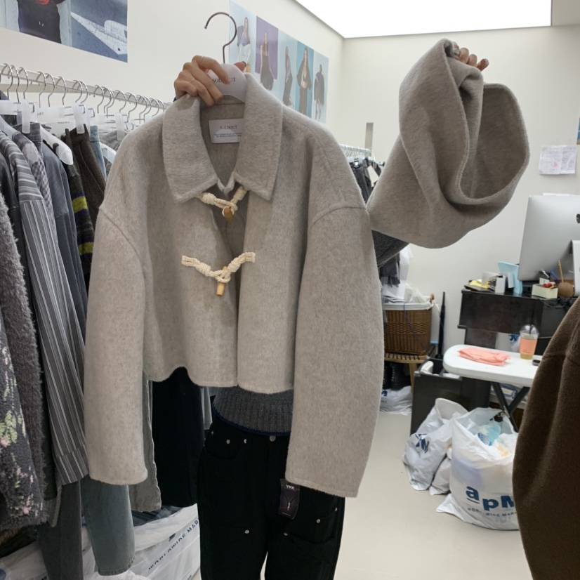SOLD OUT東大門㊣直郵女裝新款休閑人氣推薦真品套裝手工短款SOLD OUT套裝