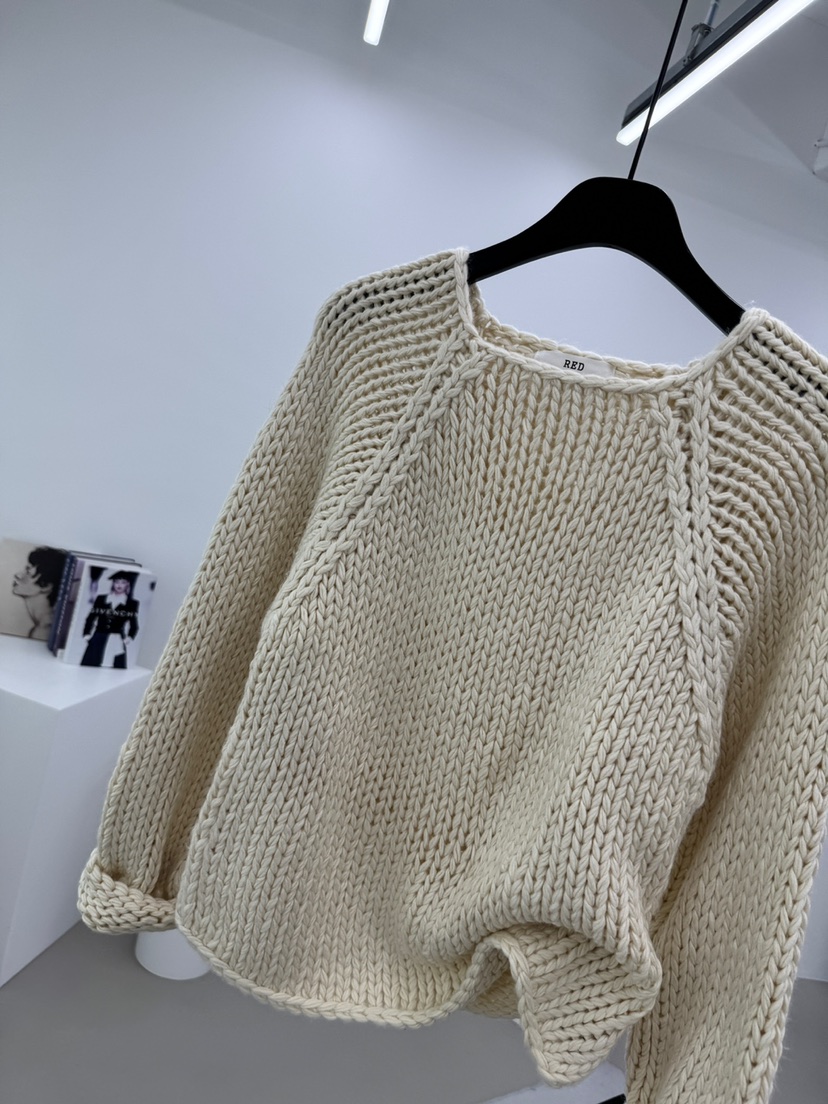 RED-A東大門㊣代購女裝新品休閑推薦真品人氣毛衣手工制作RED-A毛衣