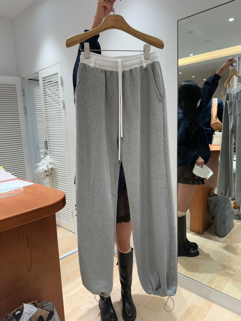 BY CHAPTER東大門㊣直郵女士新品熱賣職業人氣推薦休閑褲絎縫BY Chapter休閑褲圖色3