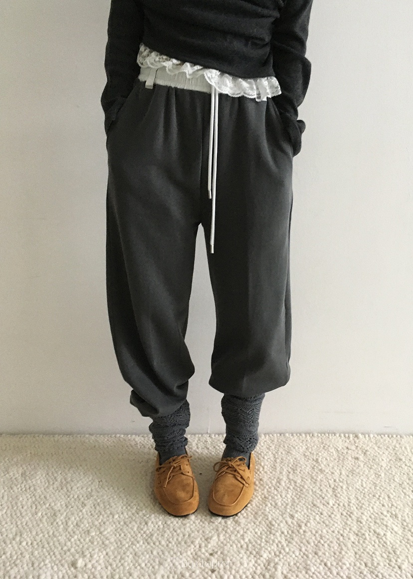 BY CHAPTER東大門㊣直郵女士新品熱賣職業人氣推薦休閑褲絎縫BY Chapter休閑褲圖色4