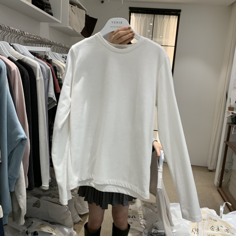 VENIR-a東大門㊣實拍女士新款真品職業休閑熱賣人氣長袖T恤VENIR-a長袖T恤圖色3