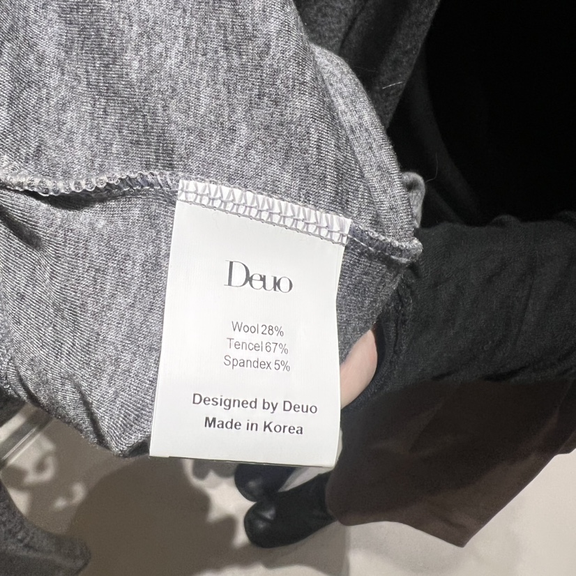DEUO東大門㊣代購女士新品人氣休閑職業25秋冬時尚熱賣長袖T恤DEUO長袖T恤