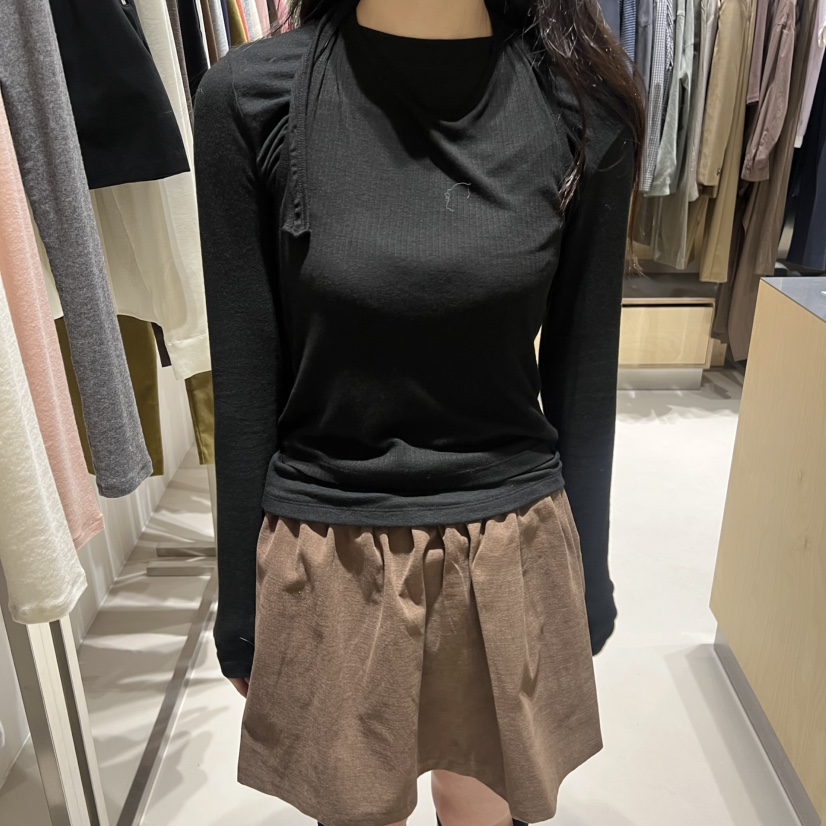 DEUO東大門㊣代購女士新品人氣休閑職業25秋冬時尚熱賣長袖T恤DEUO長袖T恤圖色5