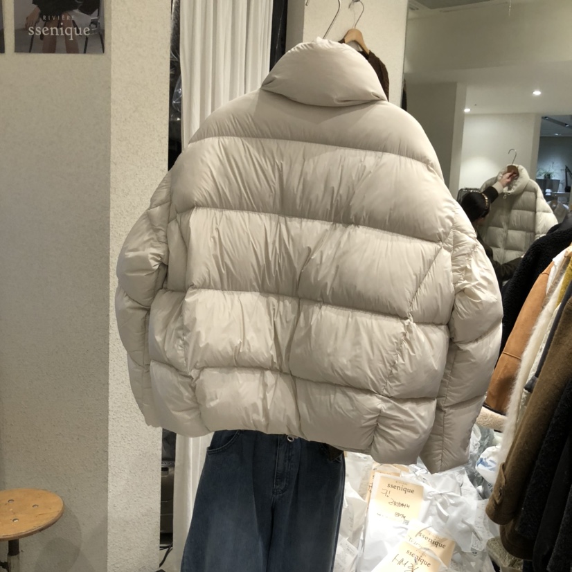 SSEMIENNE東大門㊣代購女裝新品職業人氣休閑短款羽絨服鴨絨SSENIQUE短款羽絨服