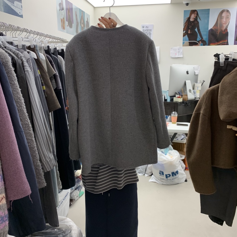SOLD OUT韓國代購㊣女裝新款人氣真品推薦休閑時尚25秋冬夾克SOLD OUT夾克