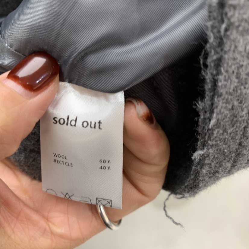 SOLD OUT韓國代購㊣女裝新款人氣真品推薦休閑時尚25秋冬夾克SOLD OUT夾克