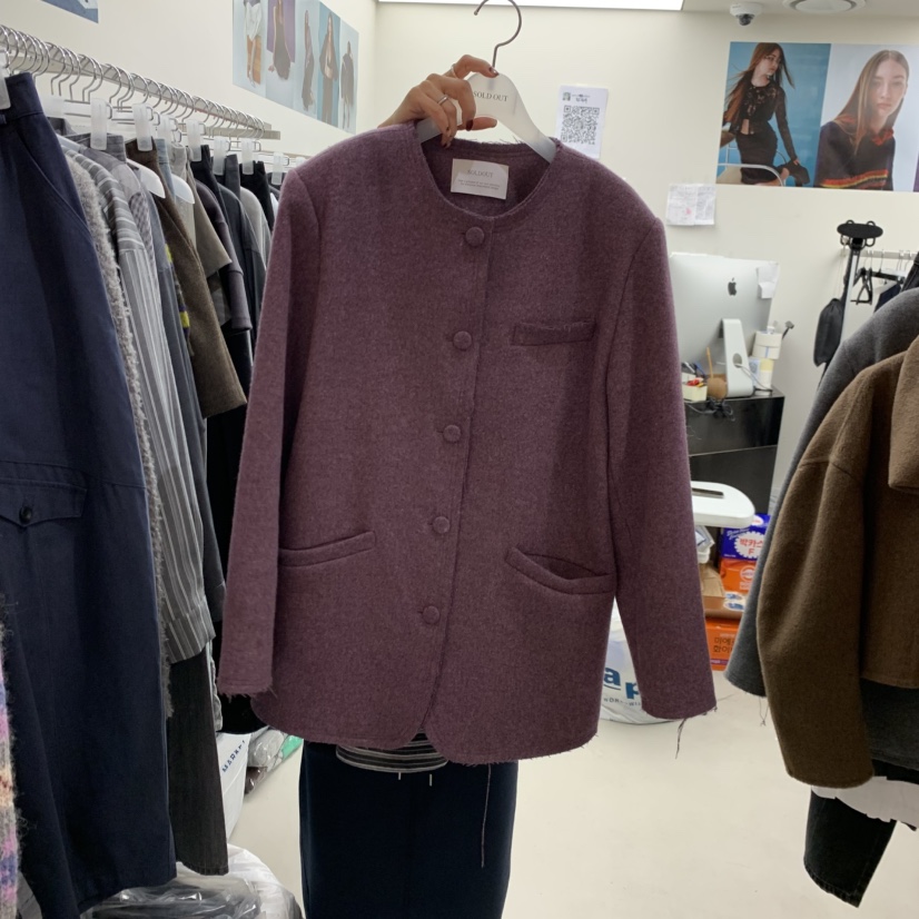 SOLD OUT韓國代購㊣女裝新款人氣真品推薦休閑時尚25秋冬夾克SOLD OUT夾克