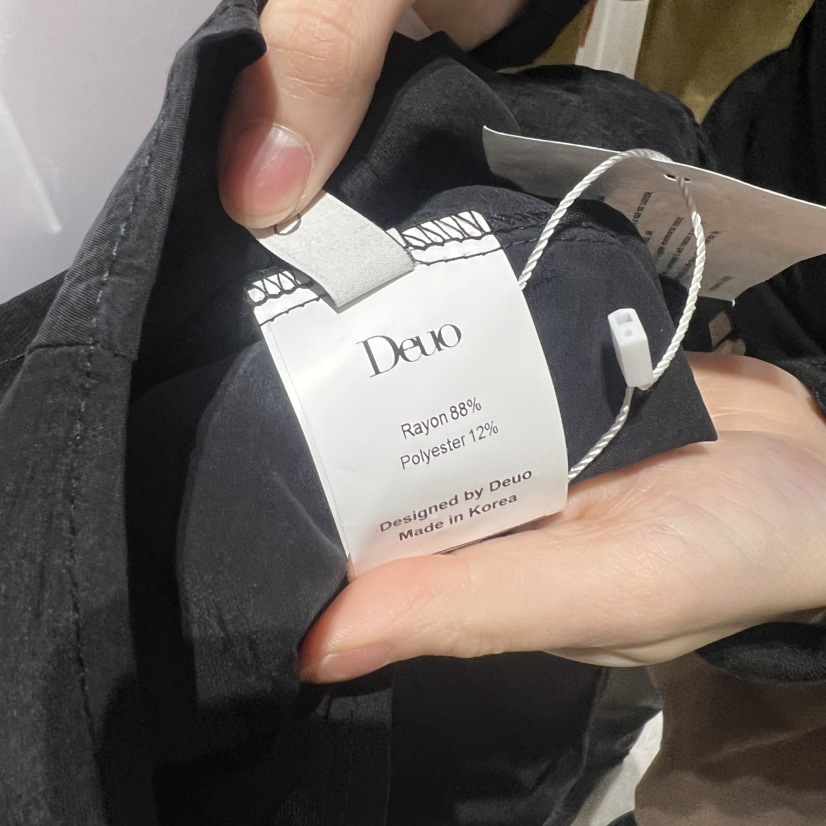 DEUO韓國直郵㊣女裝新品推薦真品25秋冬職業休閑襯衫蕾絲衫DEUO襯衫/蕾絲衫