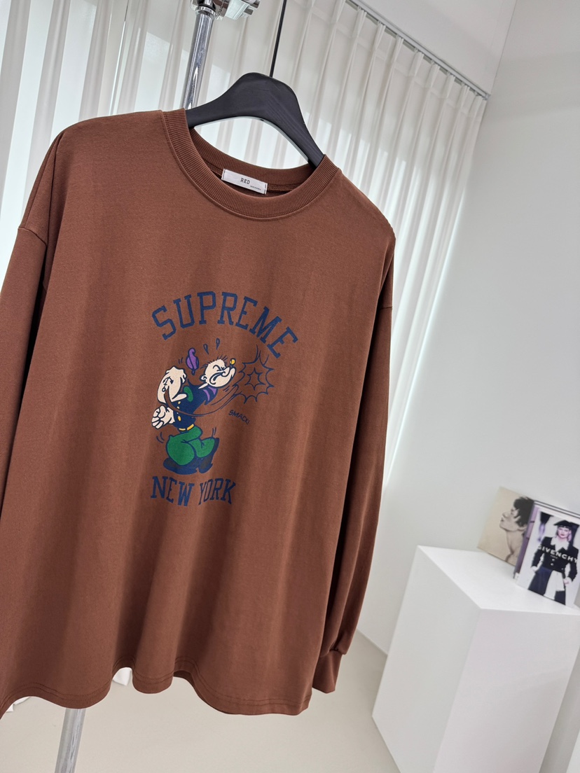 RED-A東大門㊣代購女士新品25秋冬時尚職業長袖T恤大力水手RED-A長袖T恤圖色3