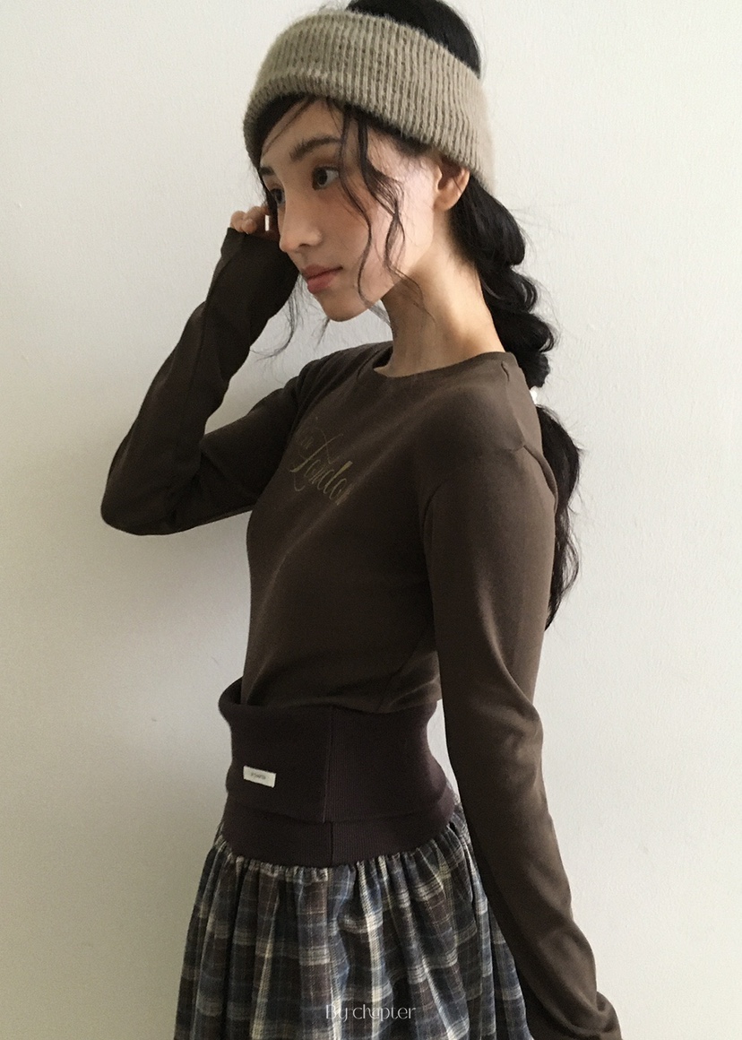BY CHAPTER東大門㊣代購女裝新款職業休閑25秋冬真品長袖T恤BY Chapter長袖T恤