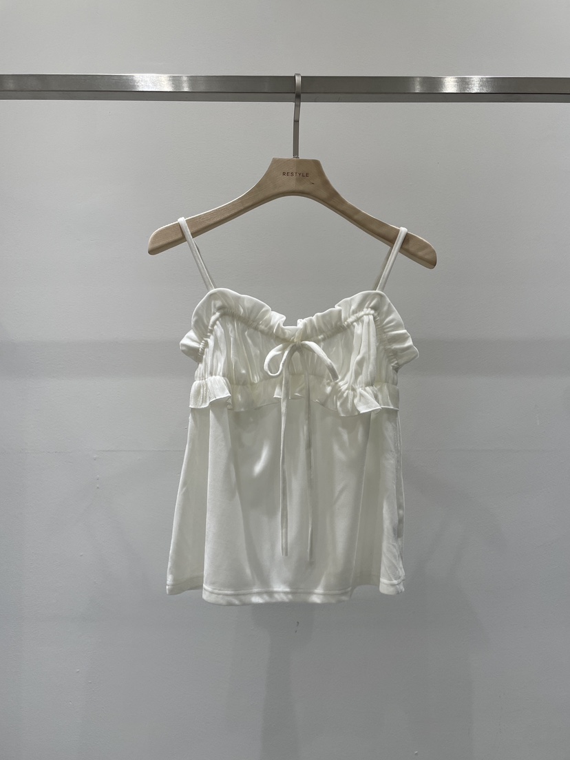 RE STYLE-Q東大門㊣實拍女士新款25秋冬真品吊帶背心蕾絲RE STYLE吊帶/背心