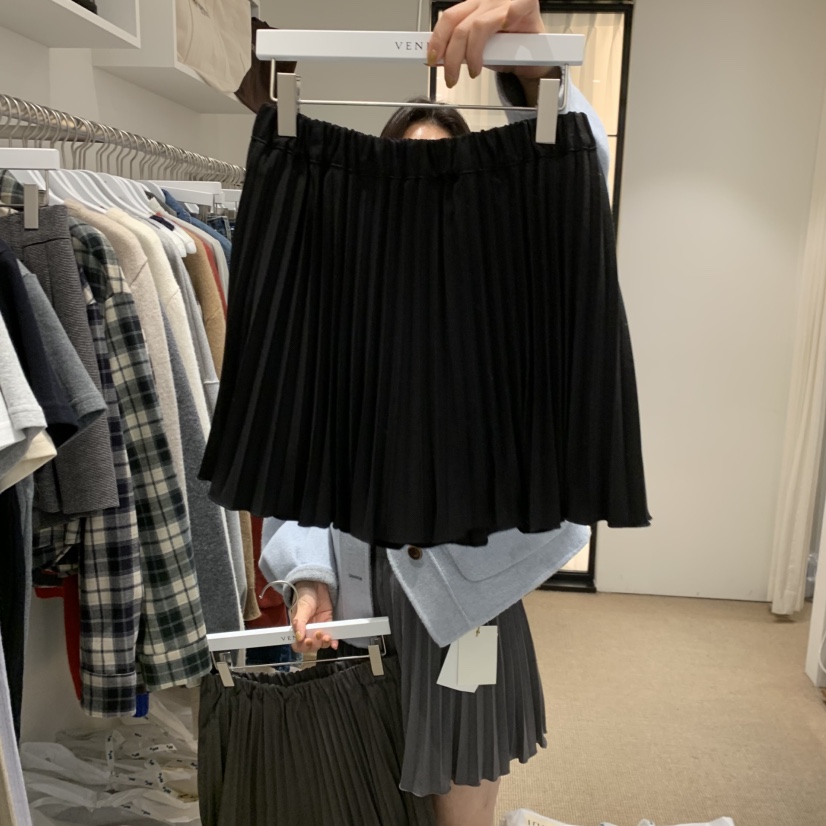 VENIR-a韓國代購㊣女士新品職業25秋冬推薦時尚休閑人氣短裙VENIR-a短裙圖色2