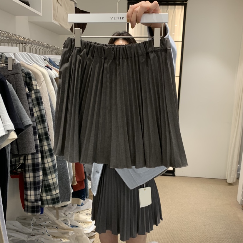 VENIR-a韓國代購㊣女士新品職業25秋冬推薦時尚休閑人氣短裙VENIR-a短裙圖色3